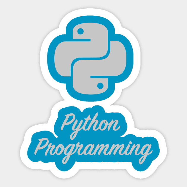 Python Programming Sticker by maximedefauw